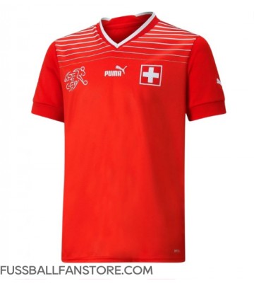 Schweiz Replik Heimtrikot WM 2022 Kurzarm